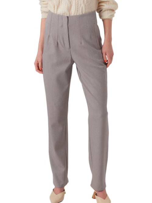 Vero Moda Kiraloa Grijze Damespantalon - Kiabi Vero Moda Kiraloa Grijze Damespantalon - Kiabi