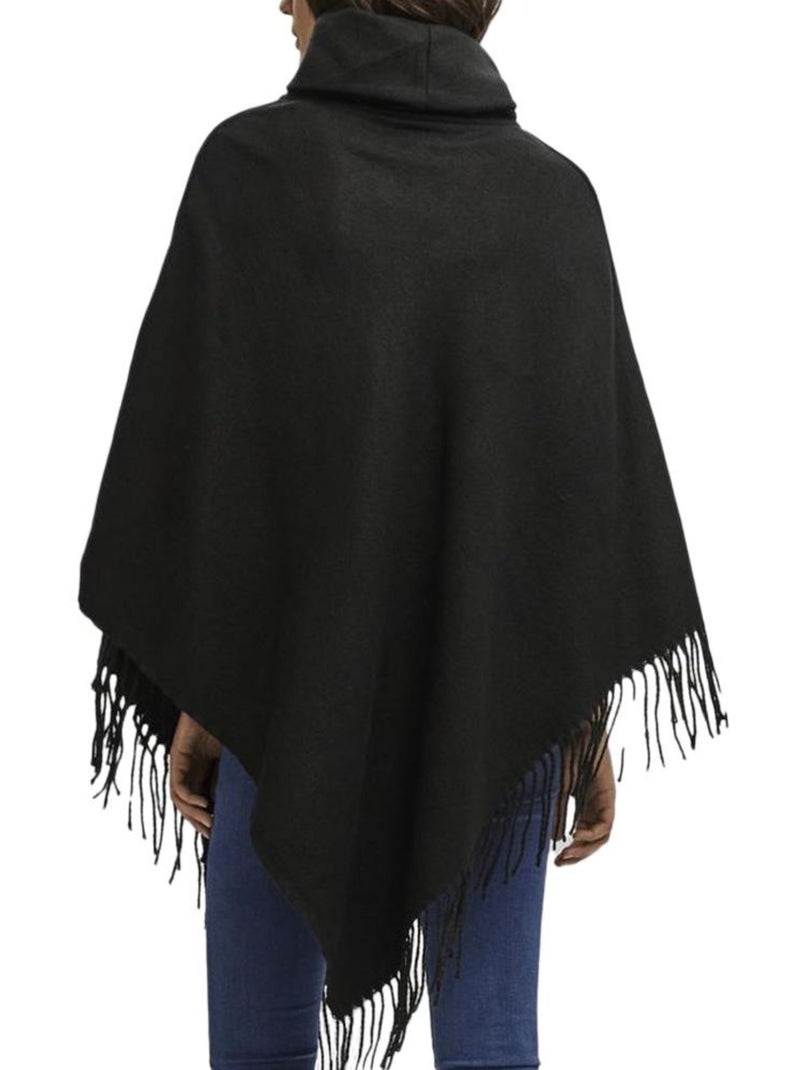 Vero Moda Kleo Zwarte Poncho voor Dames Zwart - Kiabi