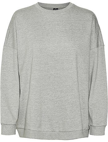 Vero moda kylie grijze dames trui