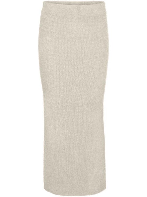 Vero Moda Lange Beige Rok voor Dames met Puffmouwen - Kiabi Vero Moda Lange Beige Rok voor Dames met Puffmouwen - Kiabi