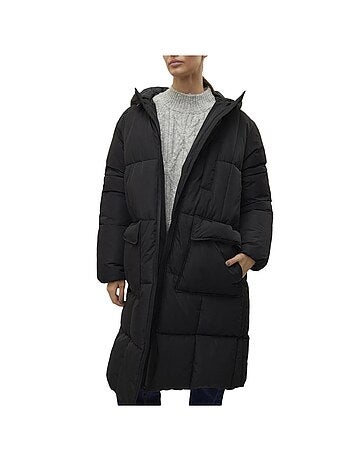 Vero moda lanoranja kaki dames gewatteerde jas