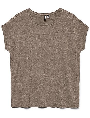 Vero moda lava bruin dames t-shirt