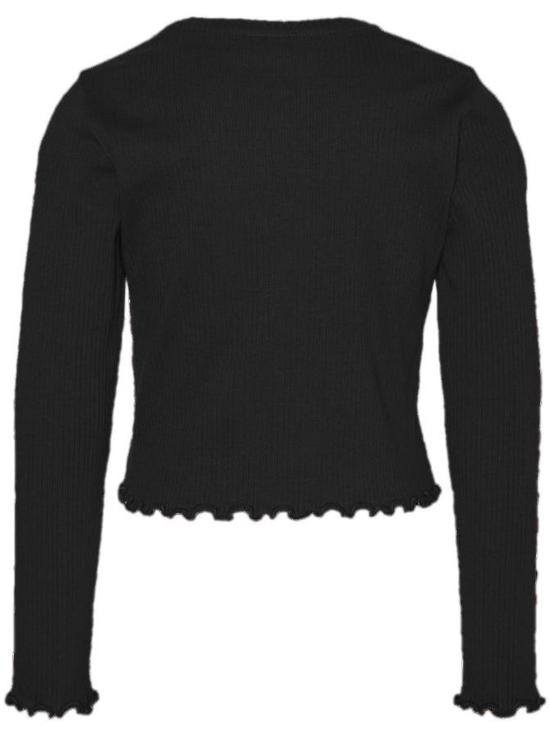 Vero Moda Lavender Zwart T-shirt met Lange Mouwen voor Meisjes Zwart - Kiabi