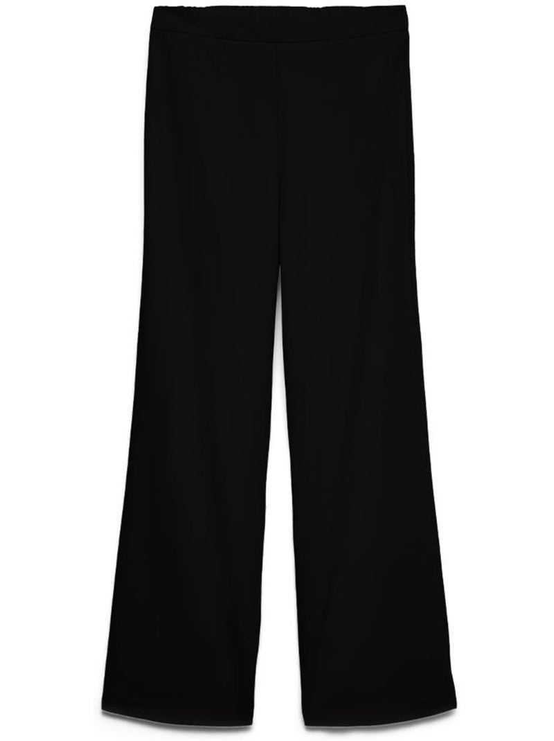 Vero Moda Lena Dames Zwarte Fluwelen Broek Zwart - Kiabi