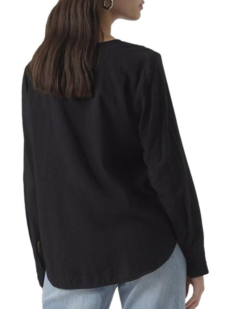 Vero Moda Lena Zwarte Blouse voor Dames Zwart - Kiabi