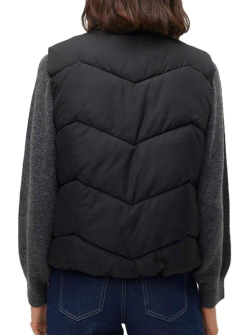 Vero Moda Ligaeva Zwarte Dames Bodywarmer Mouwloos - Kiabi Vero Moda Ligaeva Zwarte Dames Bodywarmer Mouwloos - Kiabi