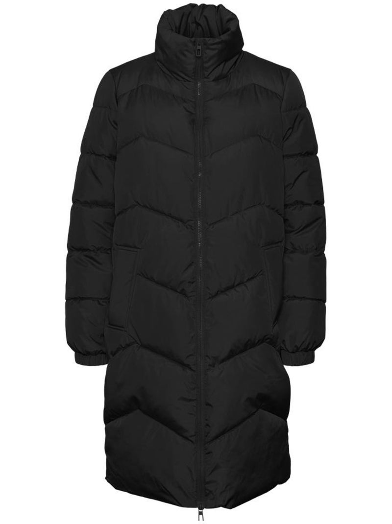 Vero Moda Ligarioss Zwarte Dames Puffer Jas Zwart - Kiabi