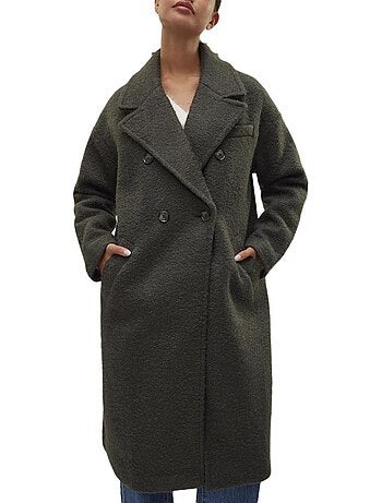 Vero moda liteerika lange camel damesjas