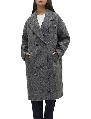 Vero moda liteerika lange camel damesjas