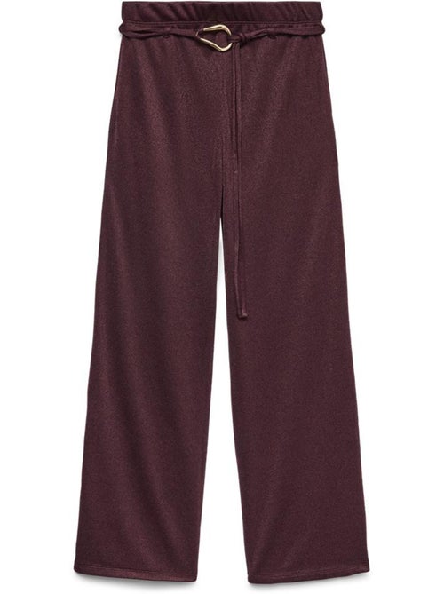 Vero Moda Louisa Dames Soepele Pruimkleurige Pantalon - Kiabi Vero Moda Louisa Dames Soepele Pruimkleurige Pantalon - Kiabi
