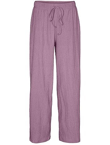 Vero Moda Luna Dames Fluwelen Broek Mauve