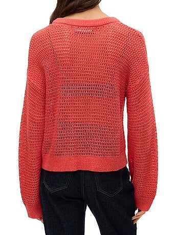 Vero moda madera dames trui beige/zwart