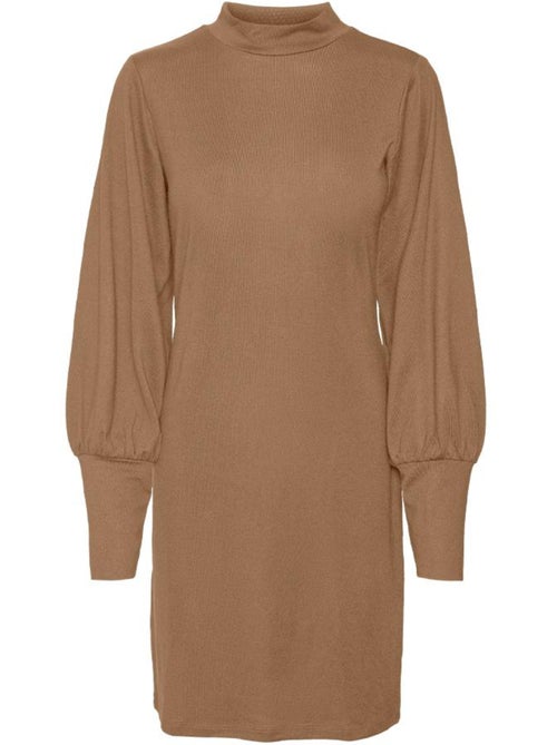 Vero Moda Malena Bruine Jurk voor Dames - Kiabi Vero Moda Malena Bruine Jurk voor Dames - Kiabi