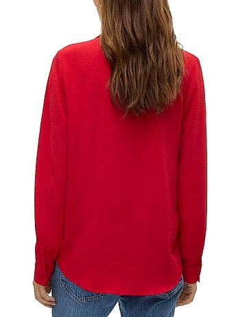 Vero moda malva zwarte blouse voor dames