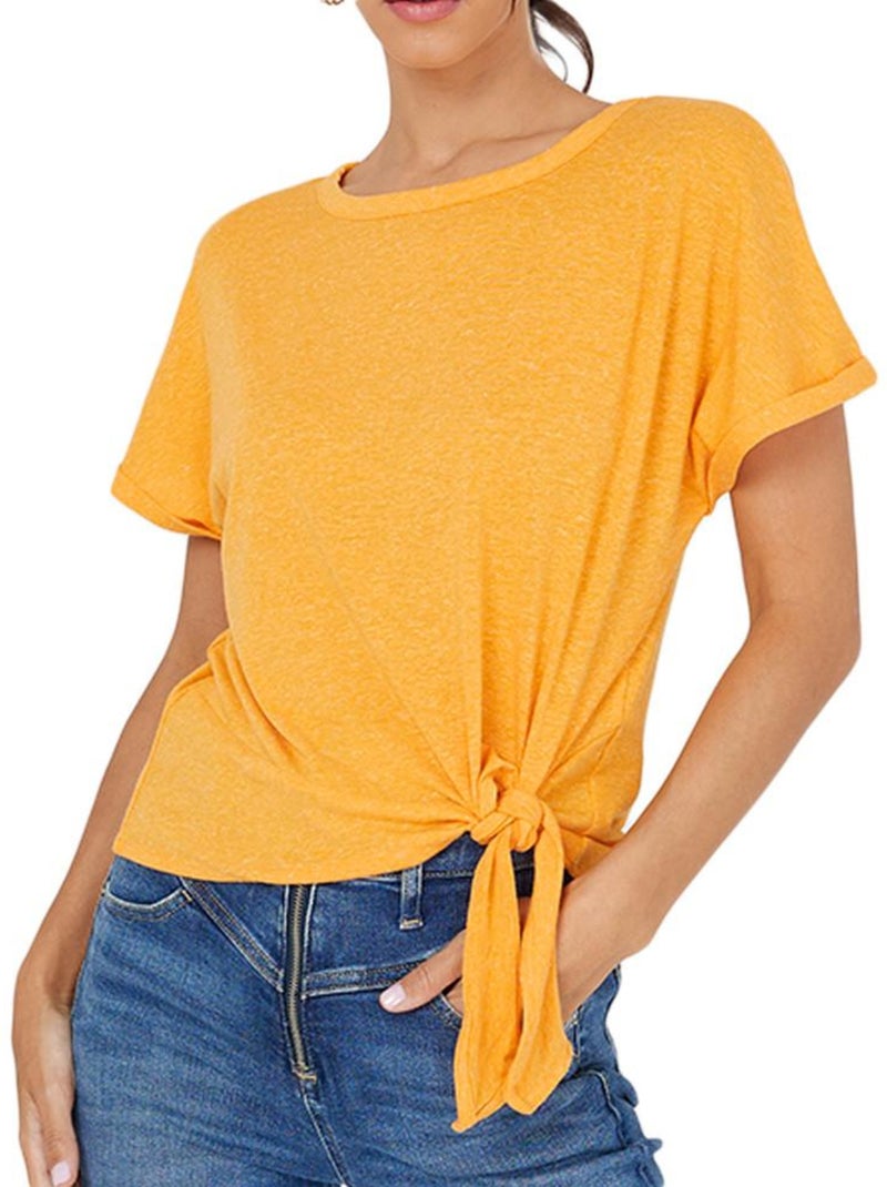 Vero Moda Marijune Oranje Dames T-Shirt Oranje - Kiabi