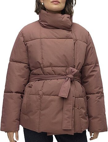 Vero moda mashley bruine dames puffer jas