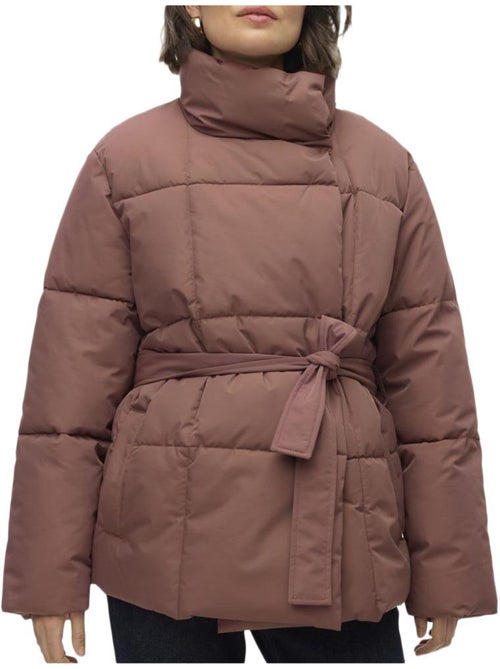 Vero Moda Mashley Bruine Dames Puffer Jas - Kiabi Vero Moda Mashley Bruine Dames Puffer Jas - Kiabi