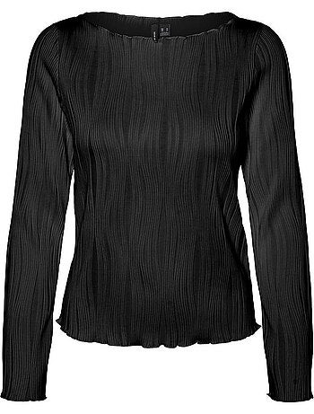Vero moda masta zwart t-shirt met lange mouwen voor dames
