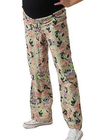 Vero moda maternity anea zwangerschapsbroek dames - groen