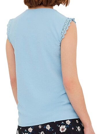 Vero moda maternity blauw zwangerschaps t-shirt voor dames - 20016420