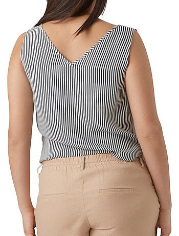 Vero moda maternity bumpy zwart/wit zwangerschapsblouse voor dames