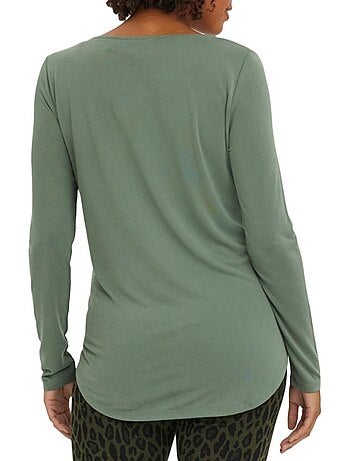 Vero moda maternity filli zwangerschap t-shirt groen dames