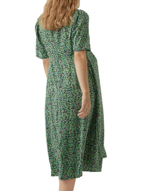 Vero Moda Maternity Janina Groene Zwangerschapsjurk voor Dames - Kiabi Vero Moda Maternity Janina Groene Zwangerschapsjurk voor Dames - Kiabi