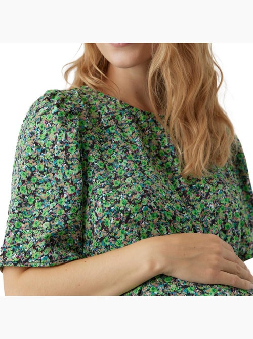 Vero Moda Maternity Janina Groene Zwangerschapsjurk voor Dames - Kiabi Vero Moda Maternity Janina Groene Zwangerschapsjurk voor Dames - Kiabi