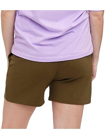 Vero moda maternity kaki zwangerschapsshort met ruches
