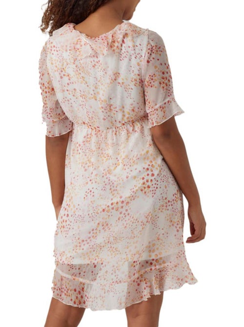 Vero Moda Maternity Kaya Witte Zwangerschapsjurk voor Dames - Kiabi Vero Moda Maternity Kaya Witte Zwangerschapsjurk voor Dames - Kiabi