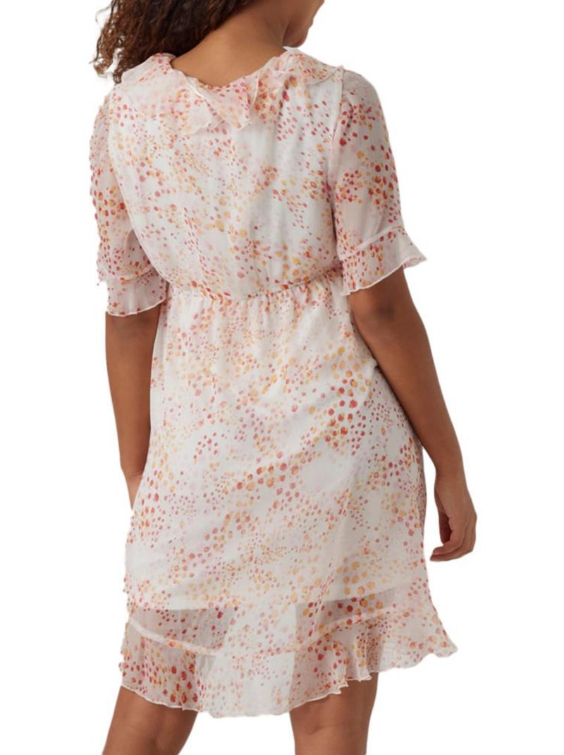 Vero Moda Maternity Kaya Witte Zwangerschapsjurk voor Dames Wit - Kiabi