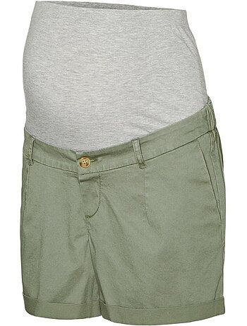 Vero moda maternity korte zwangerschapsbroek dames groen 20016767