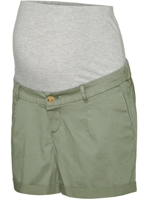Vero Moda Maternity Korte Zwangerschapsbroek Dames Groen 20016767 - Kiabi Vero Moda Maternity Korte Zwangerschapsbroek Dames Groen 20016767 - Kiabi