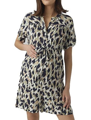 Vero moda maternity menny zwangerschaps playsuit groen/marine