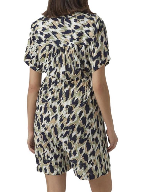 Vero Moda Maternity Menny Zwangerschaps Playsuit Groen/Marine - Kiabi Vero Moda Maternity Menny Zwangerschaps Playsuit Groen/Marine - Kiabi