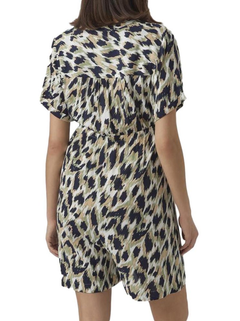 Vero Moda Maternity Menny Zwangerschaps Playsuit Groen/Marine Marineblauw - Kiabi