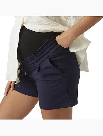 Vero moda maternity meva zwangerschapsshort voor dames - marineblauw