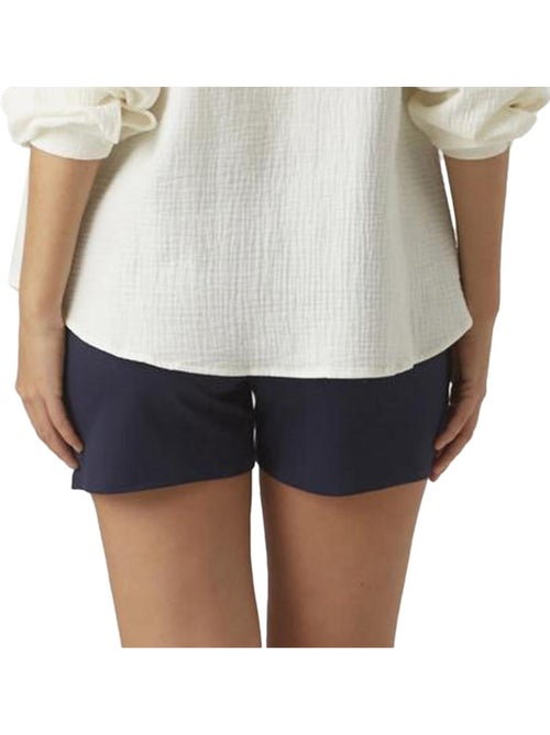 Vero Moda Maternity Meva Zwangerschapsshort voor Dames - Marineblauw - Kiabi Vero Moda Maternity Meva Zwangerschapsshort voor Dames - Marineblauw - Kiabi