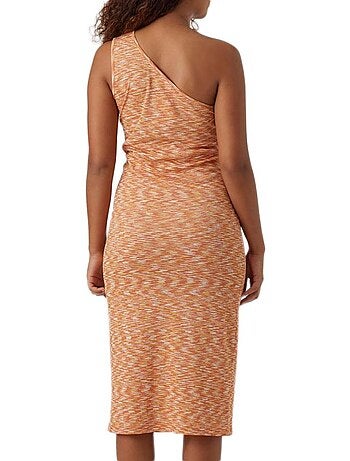 Vero moda maternity zinnia midi jurk oranje voor dames
