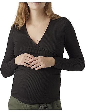 Vero Moda Maternity Zwart Zwangerschaps T-Shirt voor Dames