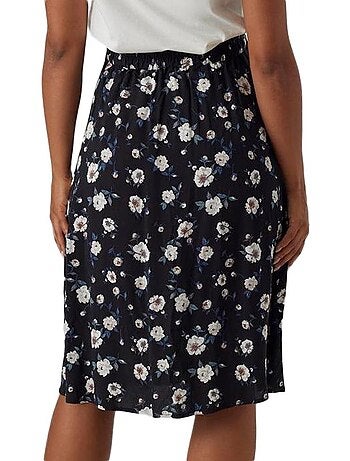 Vero moda maternity zwarte zwangerschapsrok met bloemenprint 20019110