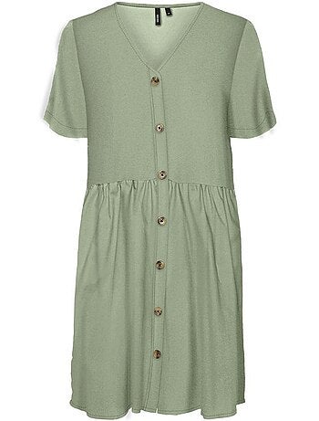 Vero moda mathilda groene jurk voor dames
