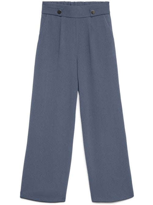 Vero moda may button damespantalon - blauw - Kiabi Vero moda may button damespantalon - blauw - Kiabi
