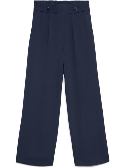 Vero moda may dames pantalon met knopen - marineblauw - Kiabi Vero moda may dames pantalon met knopen - marineblauw - Kiabi