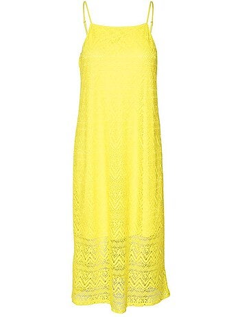 Vero moda maya gele damesjurk