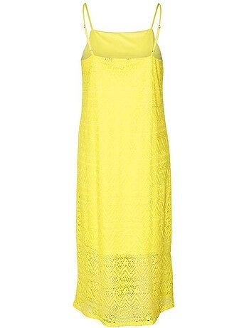 Vero moda maya gele damesjurk