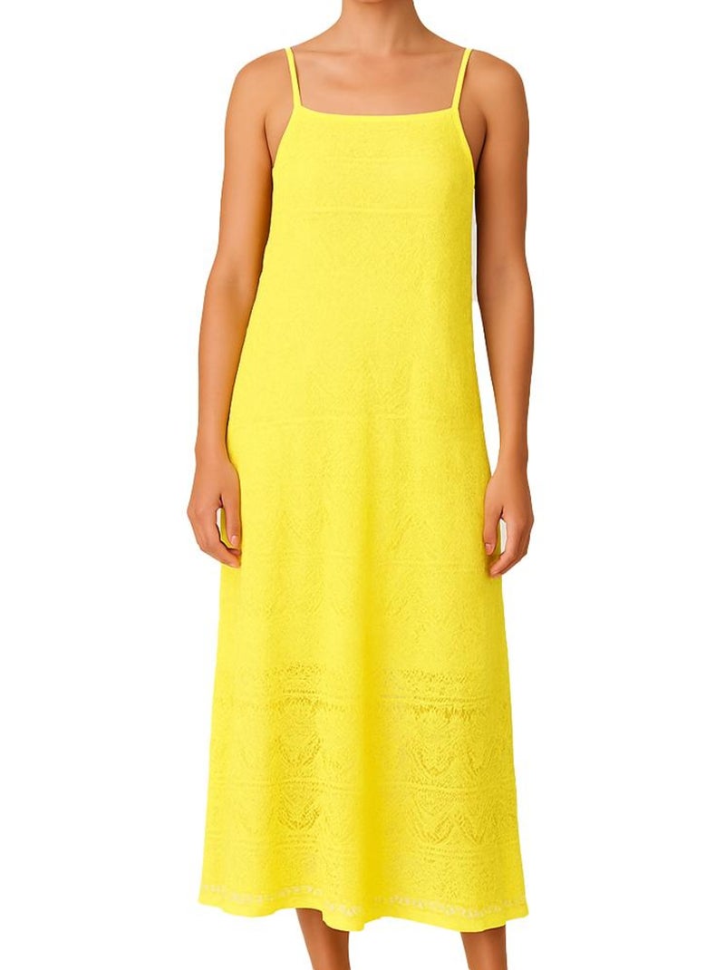 Vero Moda Maya Gele Damesjurk Geel - Kiabi