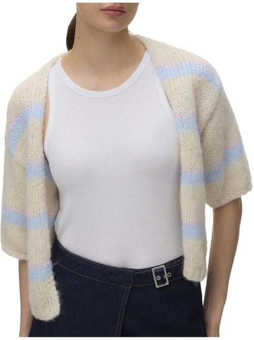 Vero moda maybe dames gilet geel/blauw - Kiabi Vero moda maybe dames gilet geel/blauw - Kiabi