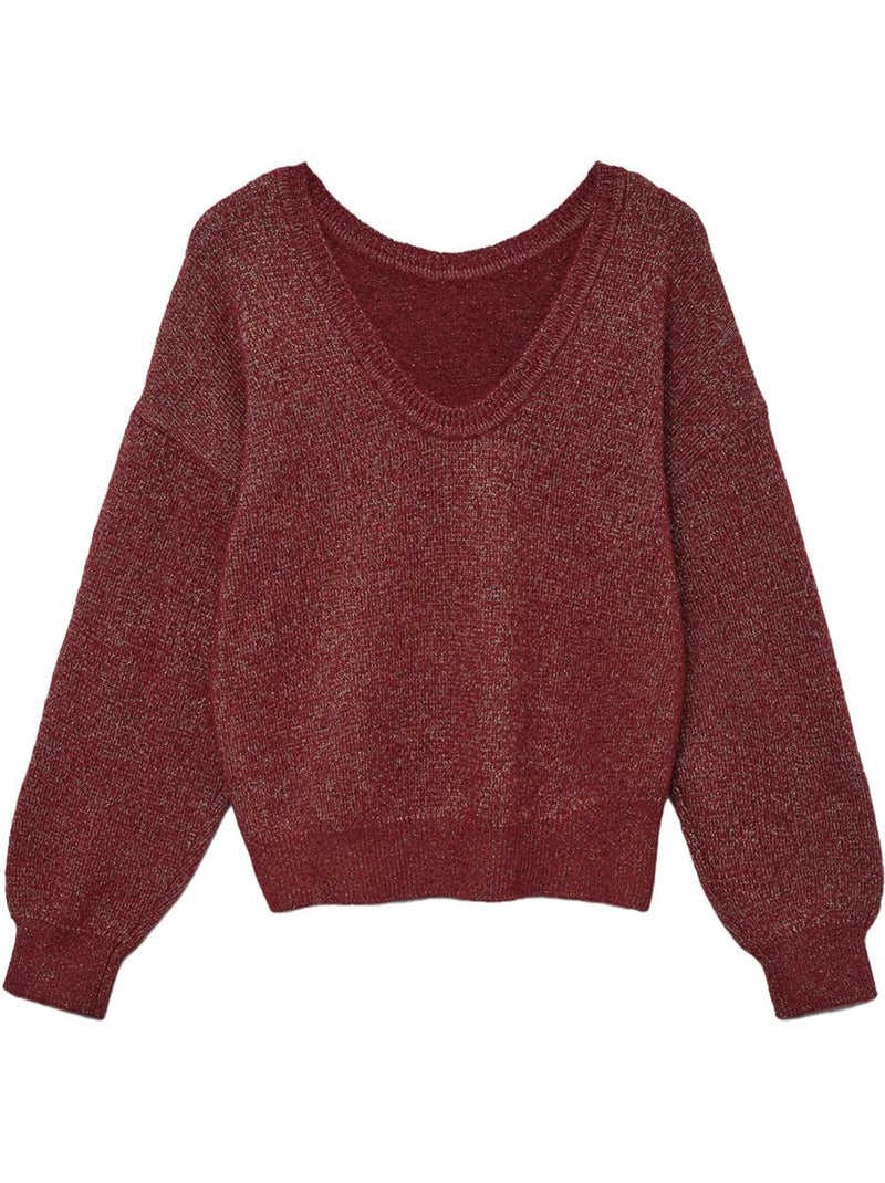 Vero Moda Mellie Rode Dames Trui Rood - Kiabi