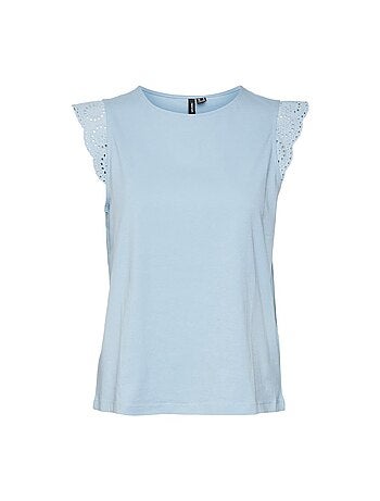 Vero moda memily t-shirt voor dames - blauw